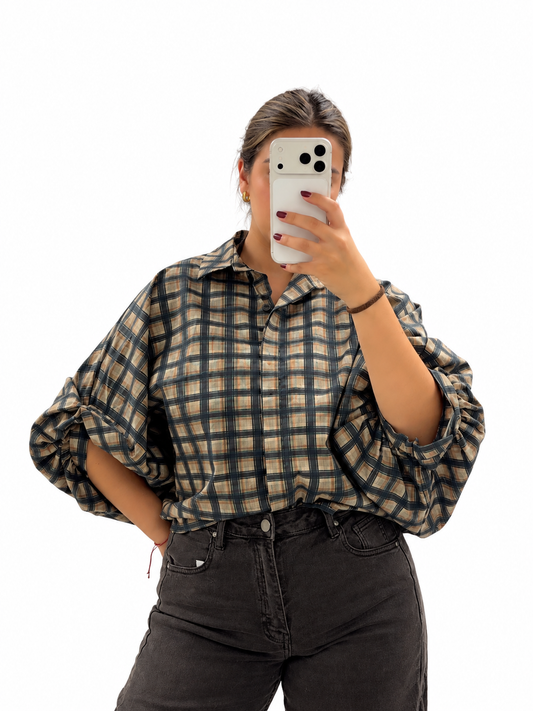 CAMISA CUADROS TERRA (2 colores)