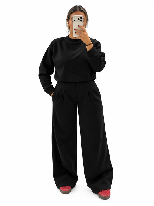 CONJUNTO CHÁNDAL BIANCA NEGRO