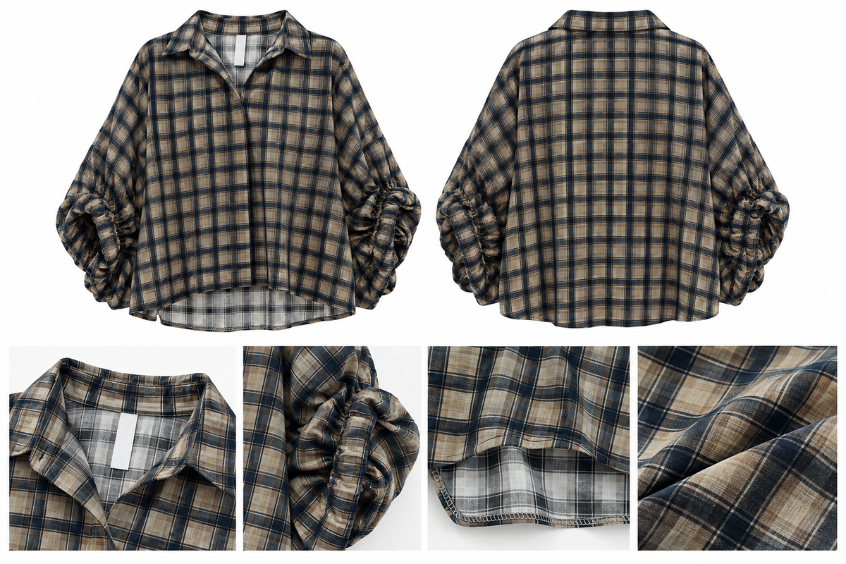 CAMISA CUADROS TERRA (2 colores)