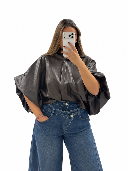 CAMISA/CHAQUETA ZOE MARRÓN