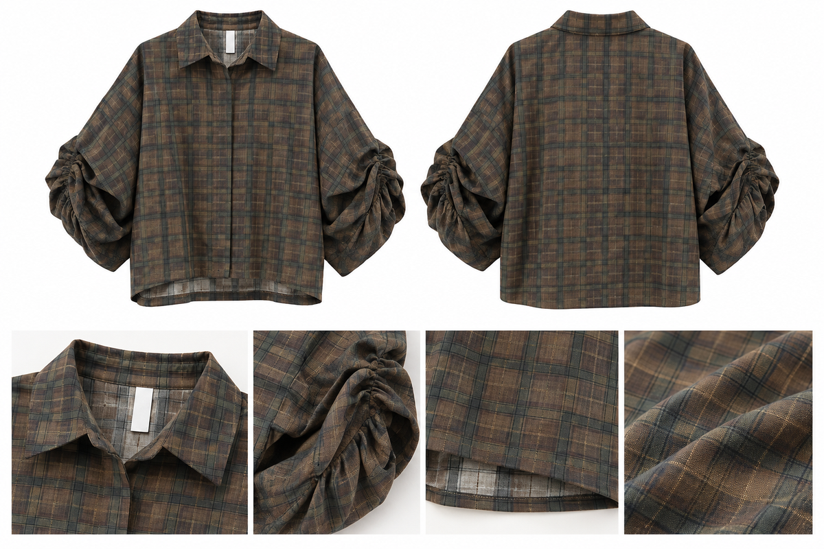 CAMISA CUADROS TERRA (2 colores)